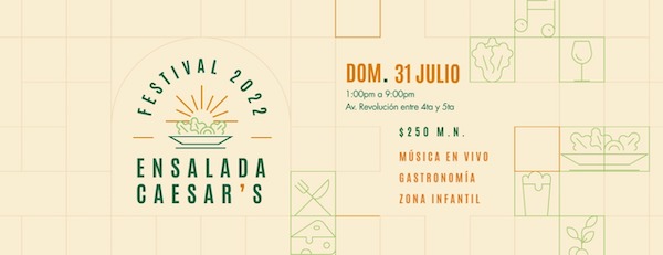 FESTIVAL DE LA ENSALADA CAESAR´S 2022