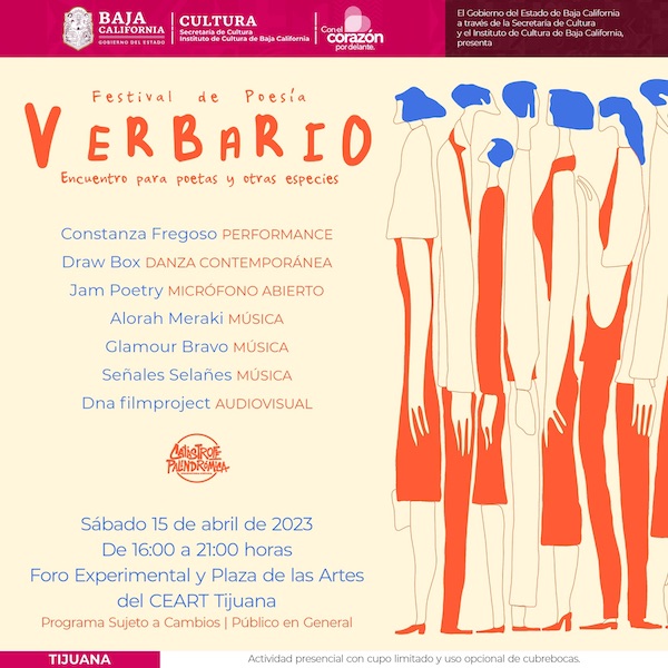 Festival de Poesía “VERBARIO” Encuentro para poetas y otras especies